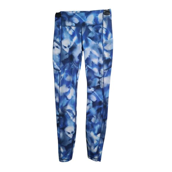 Lululemon Speed Up Tight Luxtreme 28" Blue White Size 4 W5AUYS - Picture 1 of 5